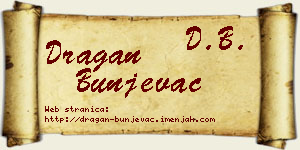 Dragan Bunjevac vizit kartica